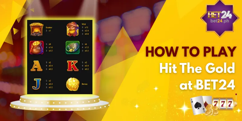 How to play Hit The Gold at BET24